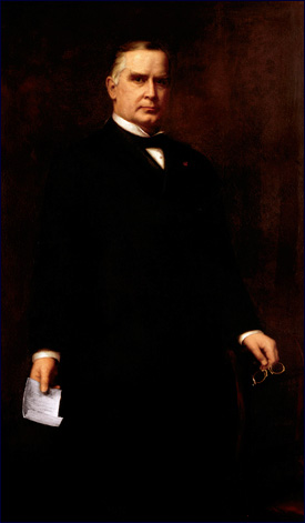 William McKinley 1897 by August Benzinger (1867-1955)  White House Historical Association Washington D.C.